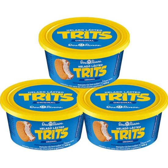 Imagen de 38% OFF 3Pack Helado Trits Vete Choco 100g