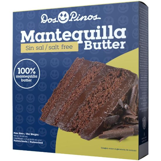 Imagen de Mantequilla Sin Sal Caja 4 Barras 460 Grs