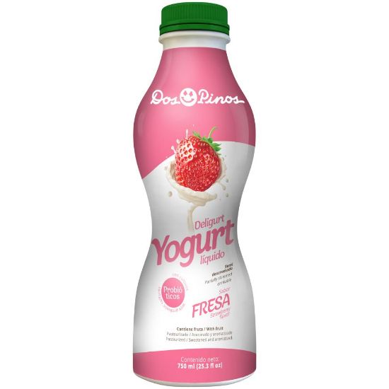 Imagen de Yogurt Líquido Fresa 750 Ml Botella