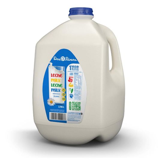 Imagen de Leche Pasteurizada 2% - 1 Gl Botella