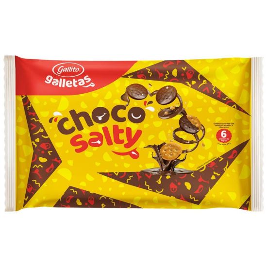 Imagen de Galleta ChocoSalty Gallito 30g 6un