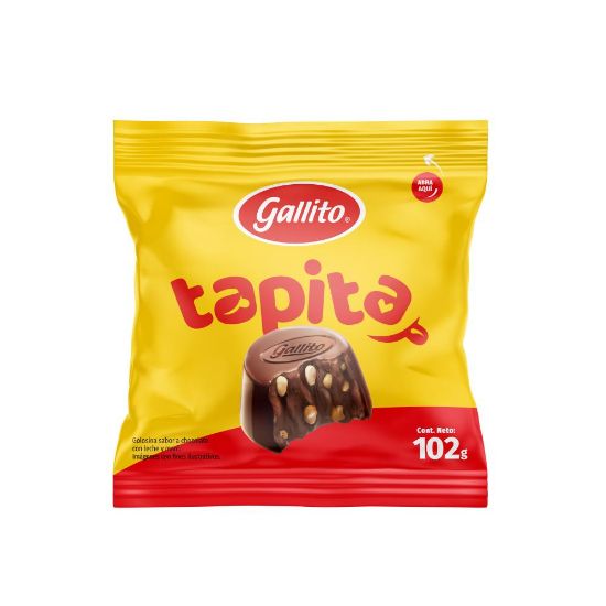 Imagen de Chocolate Gallito Tapita 12 Unidades 102 Gr