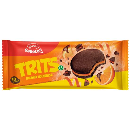 Imagen de Galleta Trits Naranj Holan Gallito 320gr