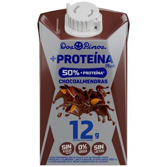 Imagen de Leche Desl 0% - 50%  + Proteína Chocoalmendras 250ml