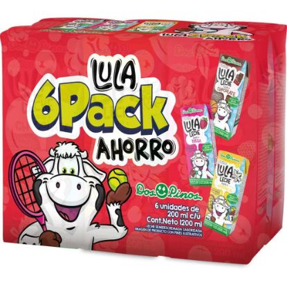 Imagen de 6 Pack Leche Saborizada UHT Lula  200ml