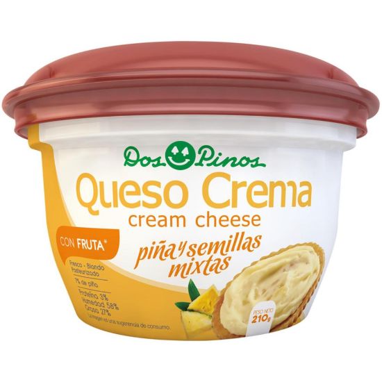 Imagen de Queso Crema Piña Taza 210 G