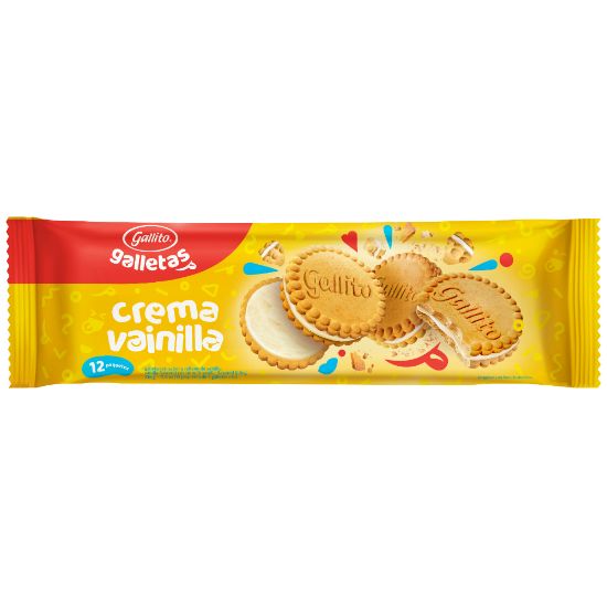 Imagen de Galleta Crema Vainilla Gallito 336gr