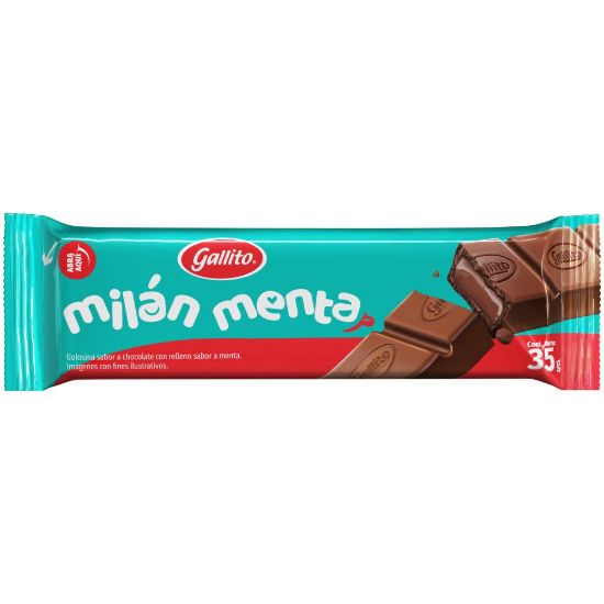Imagen de Chocolate Tableta Milán Menta 35g