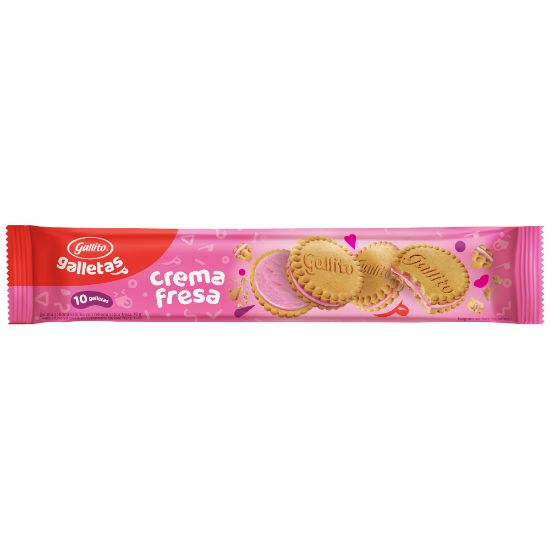 Imagen de Galleta Crema Fresa Gallito 70gr