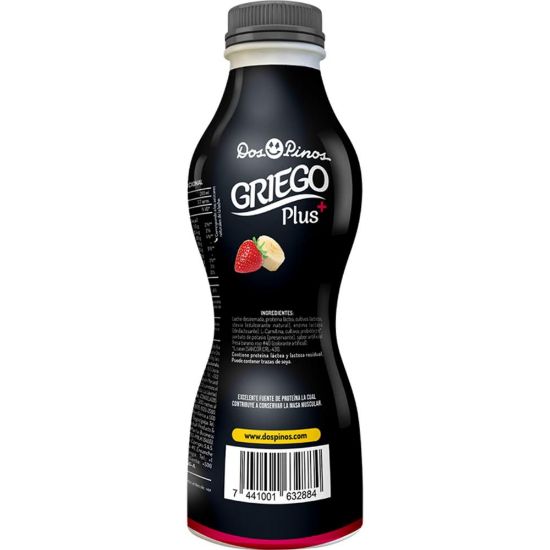 Imagen de Yogurt Líquido Griego Plus Fresa Banano 750 ml