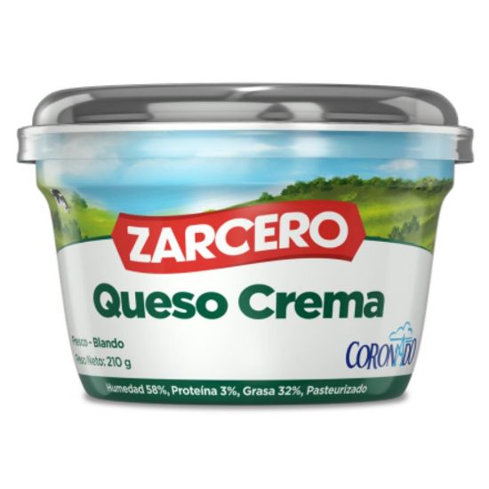 Imagen de Queso Crema Zarcero 210 Gr