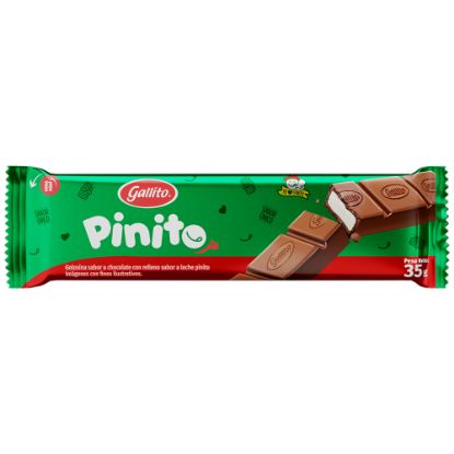 Imagen de Chocolate Tableta Rellena Pinito 35g
