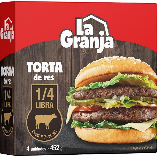 Imagen de Tortas Cuarto de Libra La Granja 452g