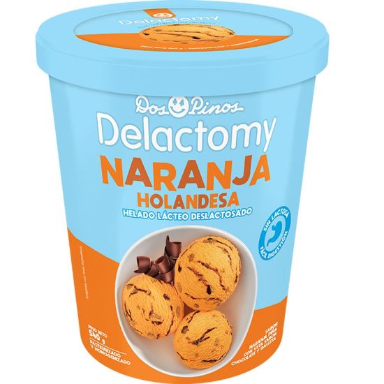 Imagen de Helado Delactomy Naranja Holandesa 1/4gl