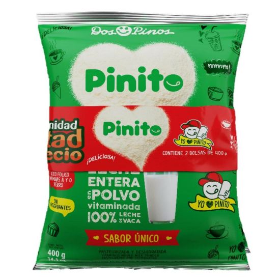Imagen de Leche Polvo Pinito 400g 2 Pack