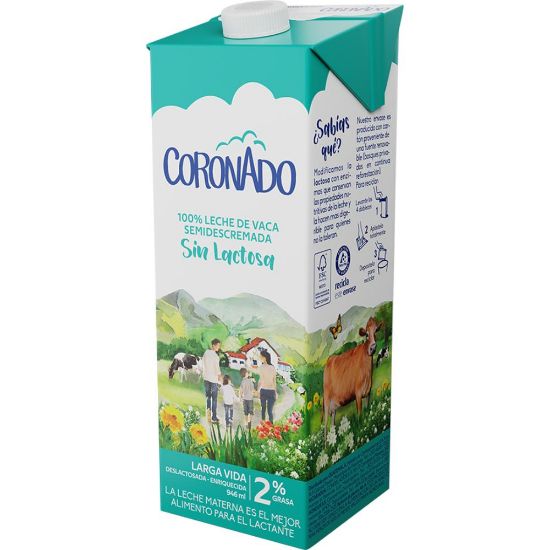 Imagen de Leche UHT Coronado Deslactosada 2% 946ml