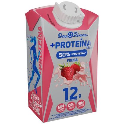 Imagen de Leche Desl 0% - 50%  + Proteína Fresa 250ml