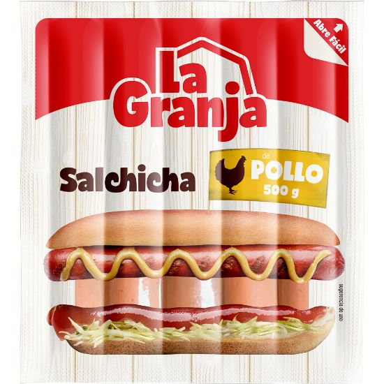 Imagen de Salchicha de Pollo La Granja 500 gr