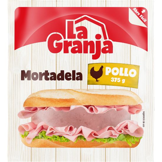 Imagen de Mortadela de Pollo La Granja 375 gr