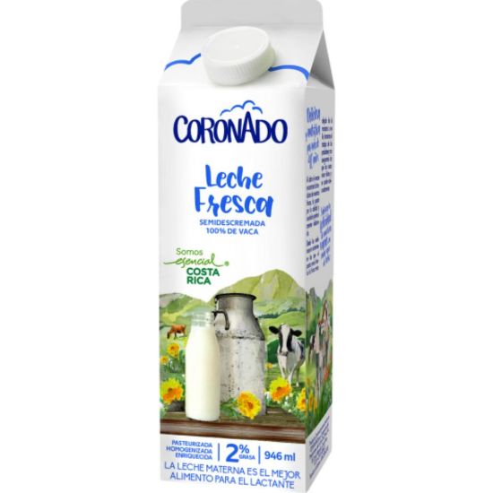 Imagen de Leche Corta Vida Coronado 2% 946ml 