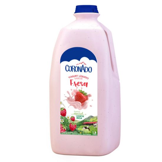 Imagen de Yogurt Líquido Coronado Fresas 1.8 Lt