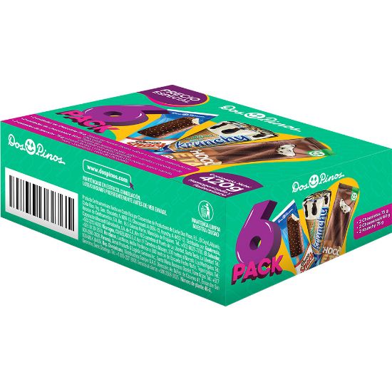 Imagen de 6 Pack Paleta Surtidas 420g