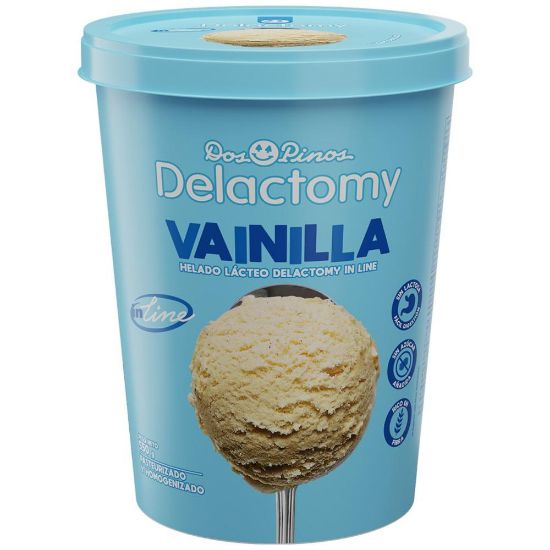Imagen de Helado Delactomy Vainilla 1/4 Gl