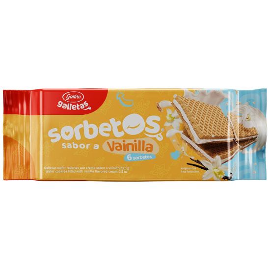 Imagen de Sorbeto Gallito Vainilla 141g -6un