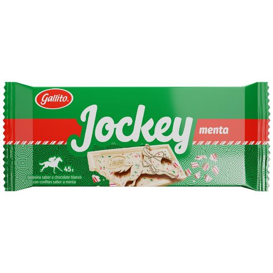 Imagen de Choco Tableta Jockey Menta Gallito 45g
