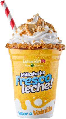 Imagen de Milkshake Fresco Leche Vainilla de 24 oz
