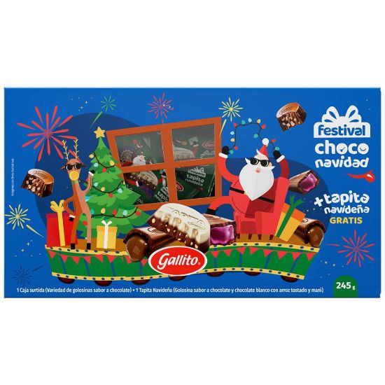Imagen de Caja Surtida 205g + Choc Tapita Navideña 40g