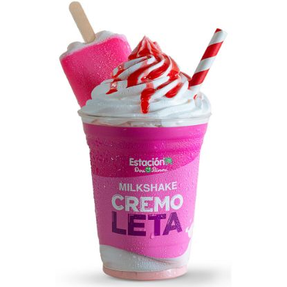 Imagen de Milkshake Icónico Cremoleta Fresa 16 oz