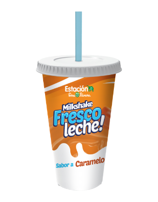 Imagen de Vaso Coleccionable Fresco Leche Caramelo