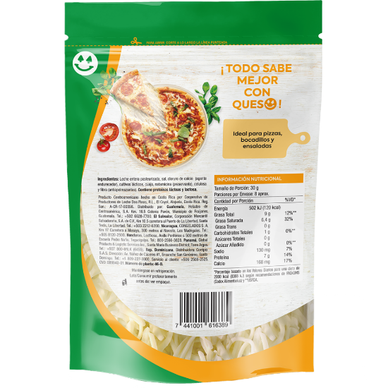 Imagen de Queso Pizzero Rallado 225 G