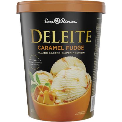 Imagen de Helado Deleite Caramelo Fudge - 1/4 galón