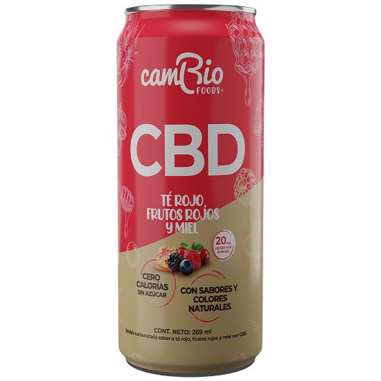 Imagen de CBD Matcha Frutos Rojos Miel 269ml