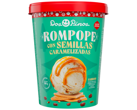 Imagen de Helado Rompope Semillas Caramelizadas 500g