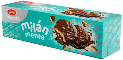 Imagen de Galleta Milan Menta Gallito 134g