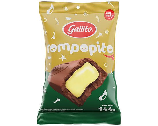 Imagen de Chocolate Gallito Rompopito 18unds - 144g