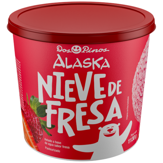 Imagen de Helado Nieve Fresa Alaska 1130g
