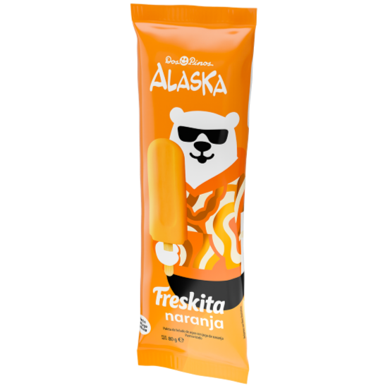 Imagen de Paleta Freskita Naranja Alaska 80g