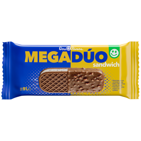 Imagen de Helado Sandwich Mega Duo 91g