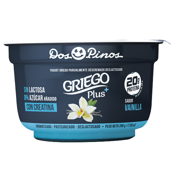 Imagen de Yogurt Batido Griego Plus Vainilla 200g