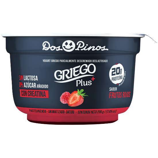 Imagen de Yogurt Batido Griego Plus Frutos Rojos 200g