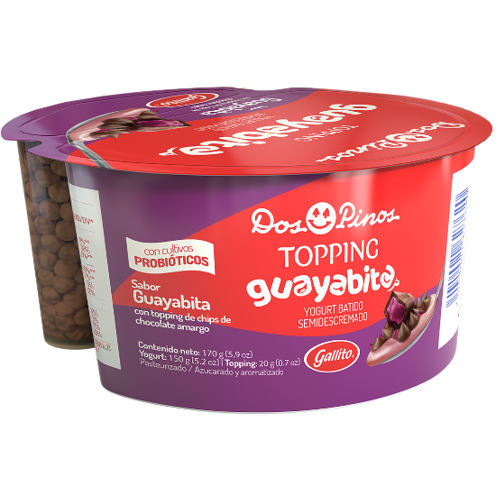 Imagen de Yogurt Batido Topping Guayabita 190g