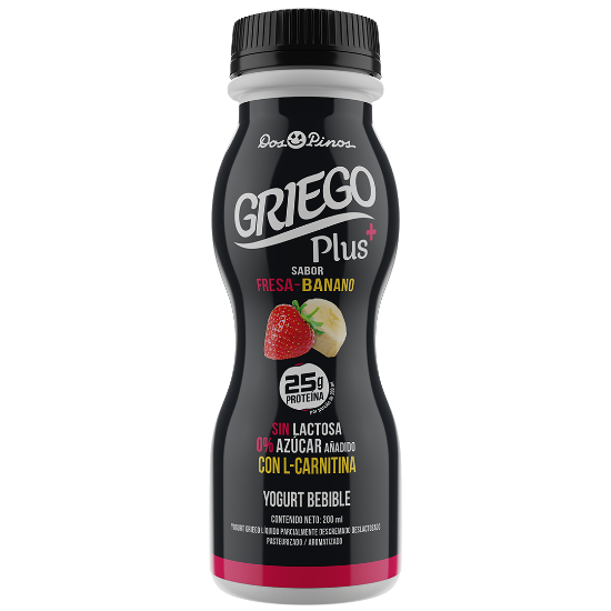 Imagen de Yogurt Griego Plus Fresa Banano 200ml