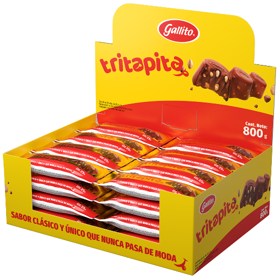 Imagen de Chocolate Gallito Tritapita 32unds - 800g