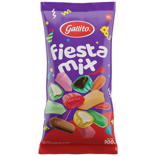 Imagen de Bolsa Confite Gallito Surtido 900g