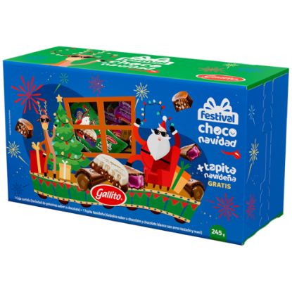 Imagen de Caja Surtida 205g + Tapita Navideña 40g