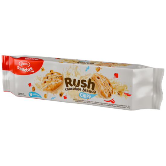 Imagen de Galleta Rush Chocolate Blanco Tubo 97g